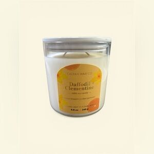 Calyan Wax Co. Daffodil + Clementine 3-Wick Soy Candle - 8.8 oz